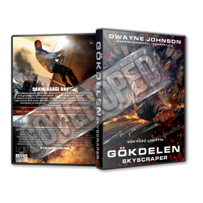 Gökdelen - Skyscraper 2018 V1 Türkçe Dvd Cover Tasarımı